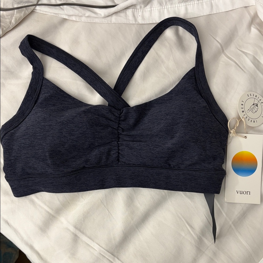 Vuori Small Midnight Heather Sports Bra